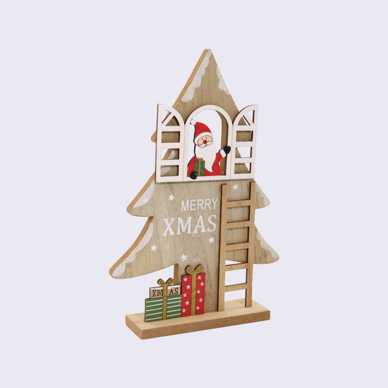 Magic Tree House Christmas Tree Climbing Ladder Gift Wooden Stand Decoration
