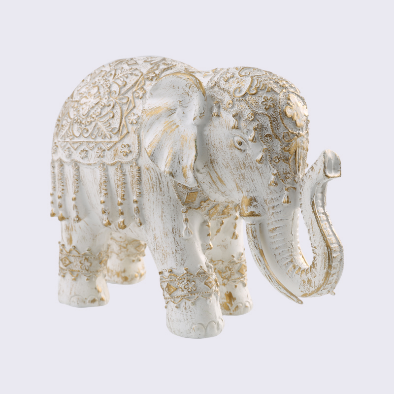 Compression Molded Elephant Crafts Home Decoration