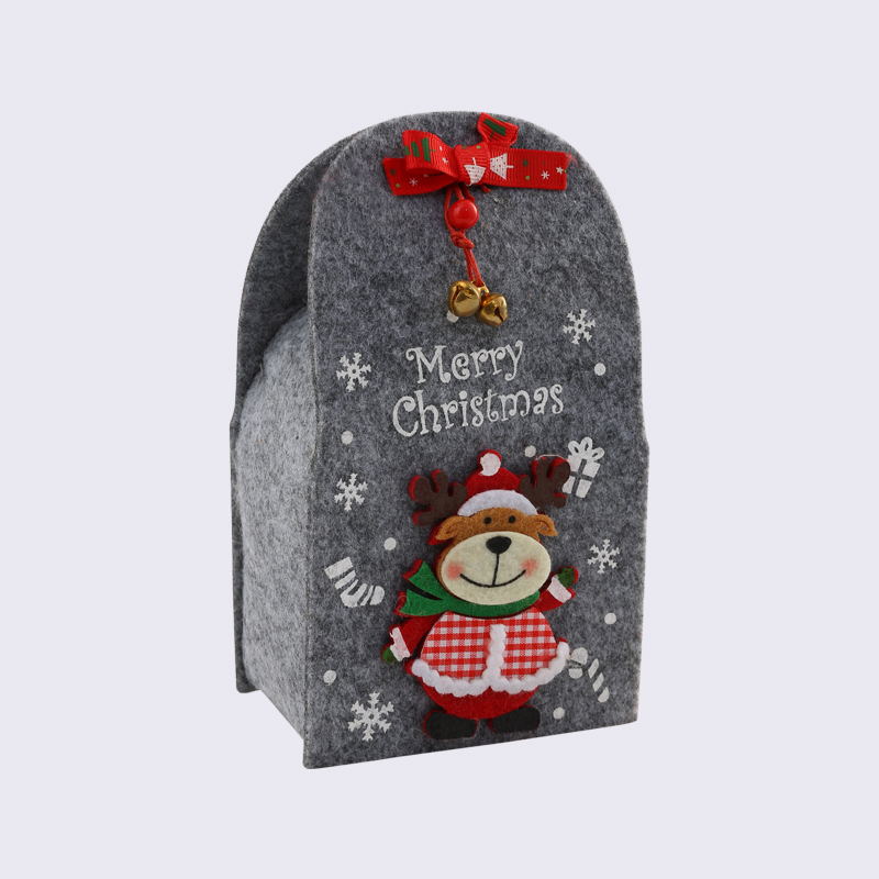 Christmas Candy Gift Bag Elk Decoration Non-Woven Bag