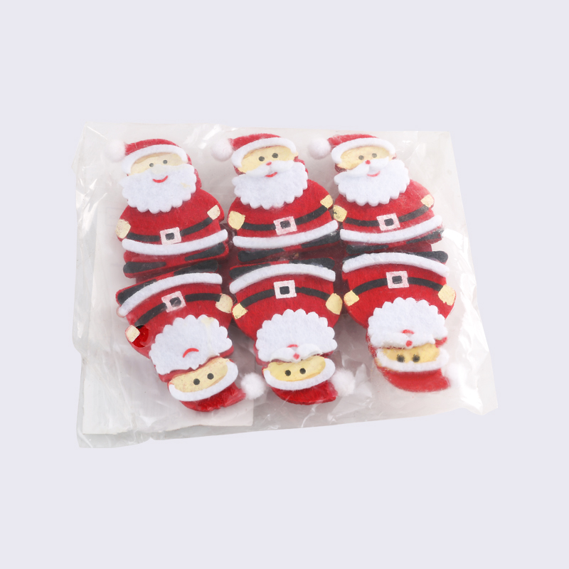 Santa Beard Holiday Cute Children'S Accessories Non-Woven Clothespins
